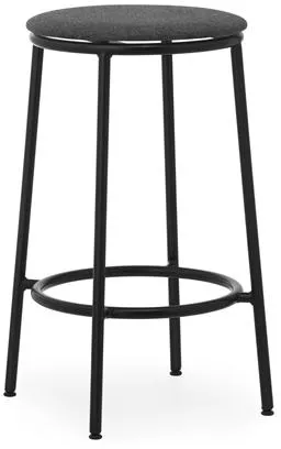 Normann Copenhagen Circa Baarituoli H65 Verhoiltu Musta/MLF16 Musta