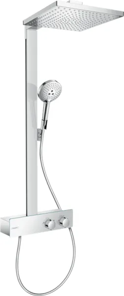 Hansgrohe Raindance E Showerpipe 300 -suihkujärjestelmä ShowerTablet 350:llä, 1 suihkutyyppi, kromi