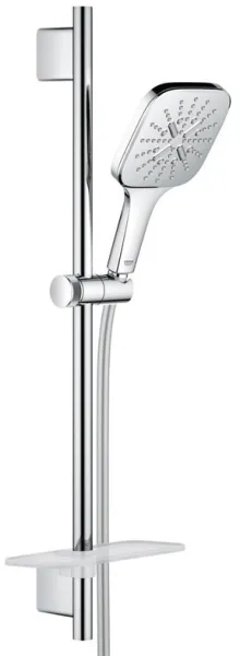 Grohe Rainshower SmartActive 130 Cube suihkusetti, 3 suihkutyyppiä, kromi