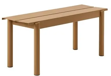 Muuto Linear Steel Penk Poltettu Oranssi 110 X 34 cm