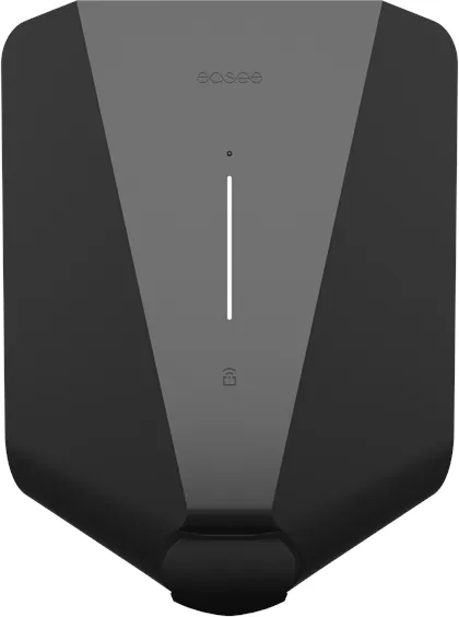 Easee LITE -latauslaatikko 11 kW kWh-mittarilla, Type 2, WiFi ja 4G, Musta