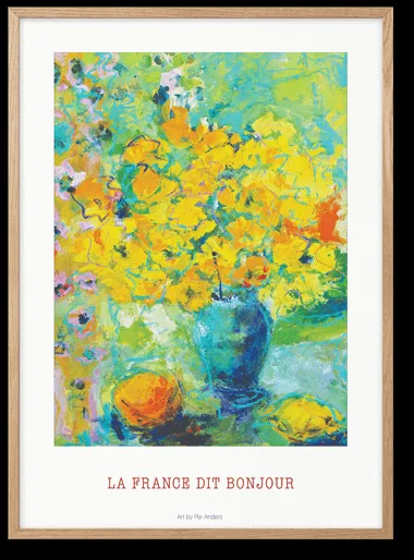 Peléton La France Says Hello 50x70 Juliste